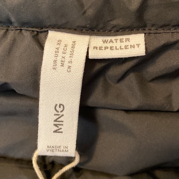 NWT Mango Tangana Quilted Gilet, Black Size XS - Picture 15 of 16